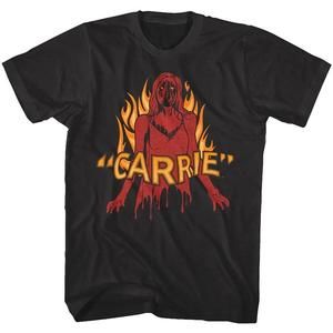 Carrie Blood Fire Unisex T-Shirt Horror Movie Graphic Fan Gift Halloween Tee 05